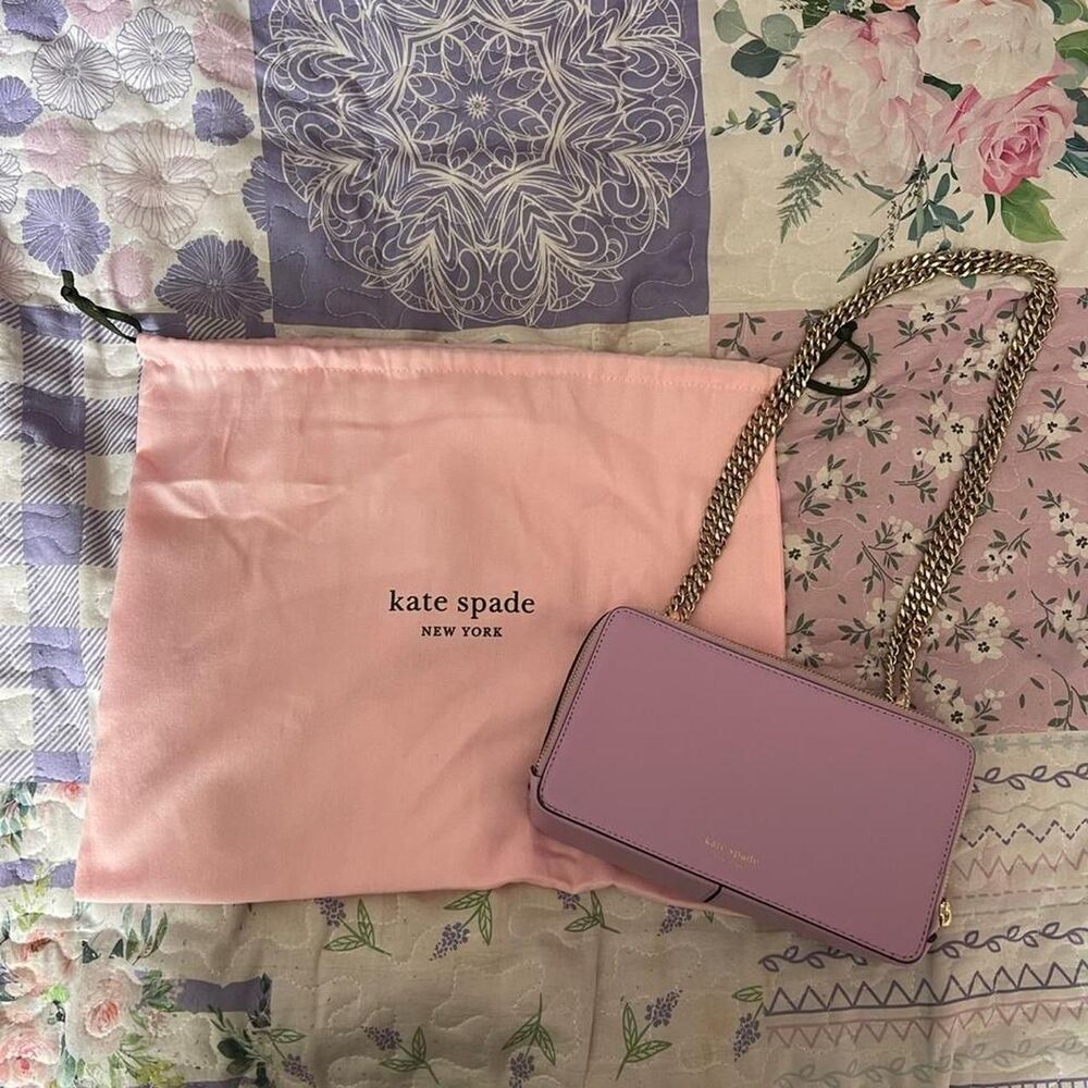 KATE SPADE IZZY SMALL CONVERTIBLE CROSSBODY BAG LAVENDER